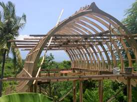 Lumbung, wooden structure