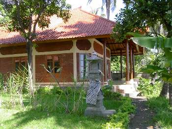 Villa from garden side